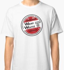 Westworld Retro Logo Round Classic T-Shirt