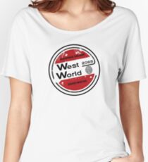 Westworld Retro Logo Round Women's Relaxed Fit T-Shirt