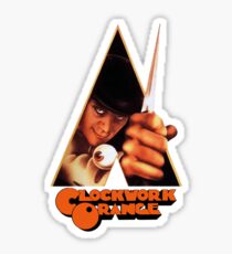a clockwork orange Sticker