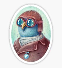 Pilot Captain Ivan Twittor Sticker