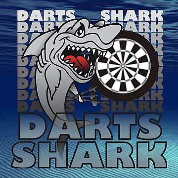 Artwork thumbnail, Darts Shirt For The Darts Shark by mydartshirts