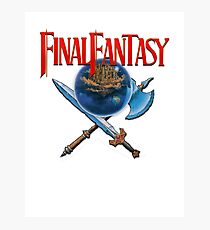 Final Fantasy NES Photographic Print