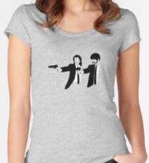 Camiseta entallada de cuello ancho Pulp Fiction