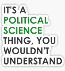 Pegatina Cosa de Ciencias Políticas