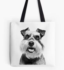 Miniature Schnauzer Puppy Tote Bag