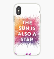 The sun is also a star iPhone Case