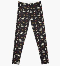 Schwan-Königin - dunkel Leggings