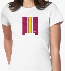 Washington Helmet Stripe Women's Fitted T-Shirt