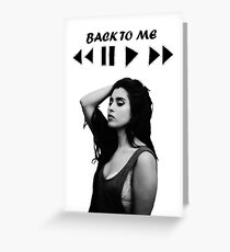 Tarjeta de felicitación LAUREN JAUREGUI BACK TO ME
