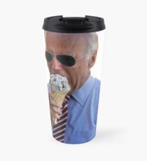 Joe Biden Eis essen Thermosbecher
