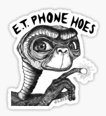 E.T. PHONE HOES Sticker