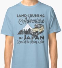Landcruising Adventure in Japan - Curly font edition Classic T-Shirt