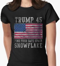 Trump 45 Suck It Up Buttercup Women's Fitted T-Shirt