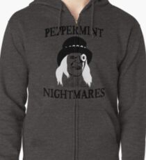 Peppermint Nightmares Zipped Hoodie