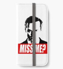 Miss Me? - Jim Moriarty - Sherlock iPhone Wallet/Case/Skin