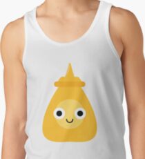 Senfsauce Emoji Schock und Überraschung Tank Top