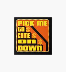 Game Show Contestant TPIR (The Price Is...) Art Board