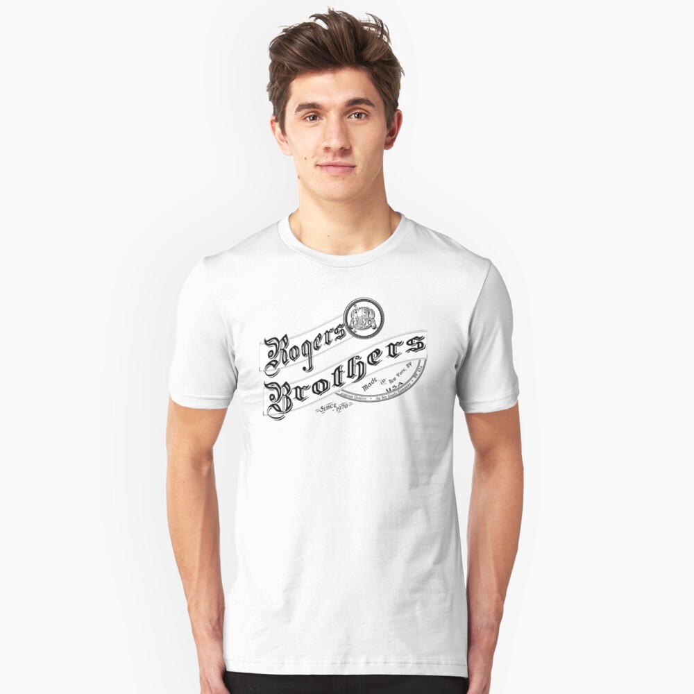 rogers bros monogram Slim Fit T-Shirt