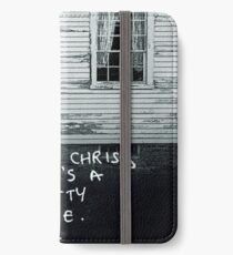 Jesus Christus // Nagelneu iPhone Flip-Case/Hülle/Klebefolie