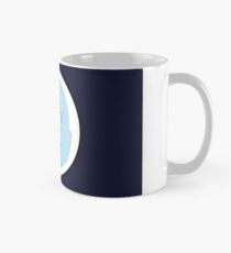 Taza clásica Mapa de Tierra plana