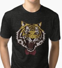 Bow Tie Tiger Tri-blend T-Shirt