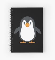 Cute Penguin Graphic Design Love Friend Happy Spiral Notebook