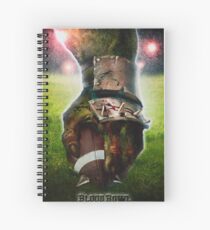 Blood Bowl - fanart movie poster Spiral Notebook