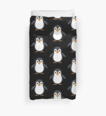 Cute Penguin Graphic Design Love Friend Happy Duvet Cover