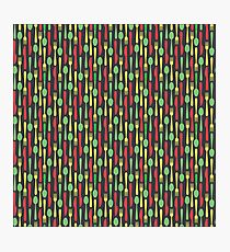 Colored Kithen Cutlery Photographic Print