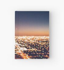 miami night view from helicopter Hardcover Journal
