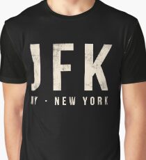 JFK New York airport code Graphic T-Shirt