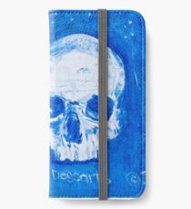 Rene Descartes in oil skull! iPhone Wallet/Case/Skin