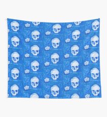 Rene Descartes in oil skull! Wall Tapestry