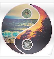 Nature Yin Yang Poster