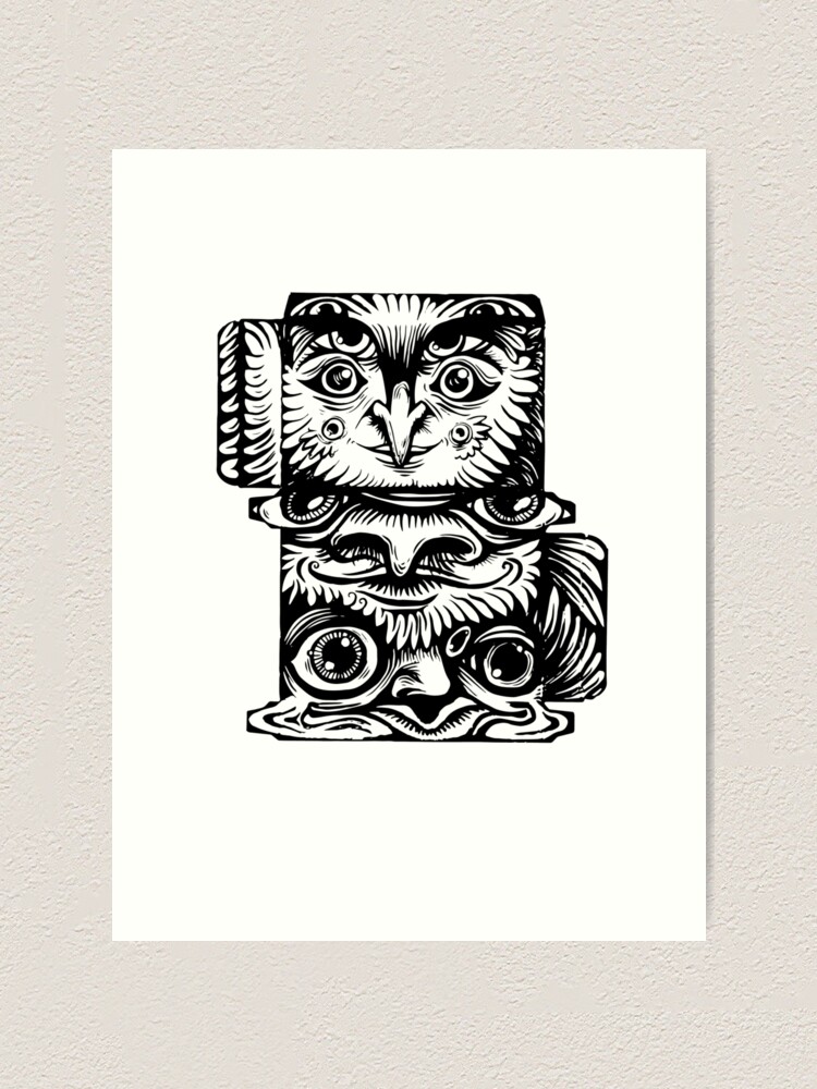 Alternate view of Strange Totem Art Print
