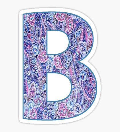 Letter B: Stickers | Redbubble