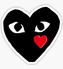 sticker comme des garcons