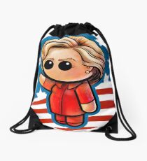 POTUS HILLARY Pooterbelly Drawstring Bag