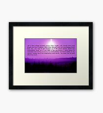 Life is Like... Framed Print