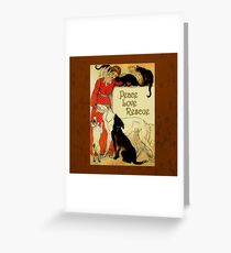 Peace Love Rescue 2 Greeting Card