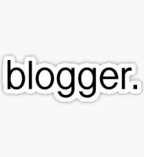 blogger. Sticker