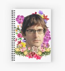 Louis Theroux Floral Spiral Notebook