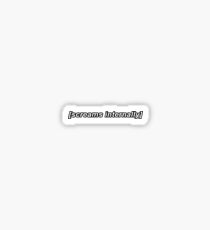 Scrubs - Screams Internally Sticker