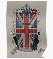 Sherlock Holmes inspired crest Poster