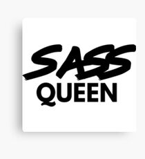 Sass Queen Canvas Print