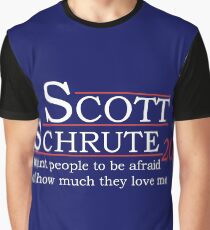 Camiseta gráfica Scott Schrute para el presidente