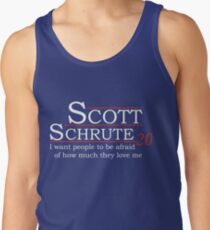 Camiseta de tirantes Scott Schrute para el presidente