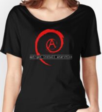 apt-get install anarchism Women's Relaxed Fit T-Shirt