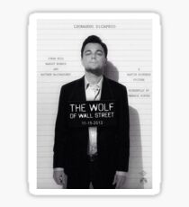 Leonardo Di Caprio - The Wolf of Wall Street Sticker