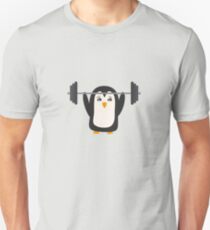 Penguin Weightlifting Unisex T-Shirt
